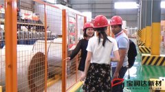 加拿大客戶高度認可寶潤達工廠規模和桁架樓承板聰產品!