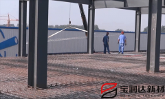 山西鋼筋桁架樓承板TD5-110施工現場